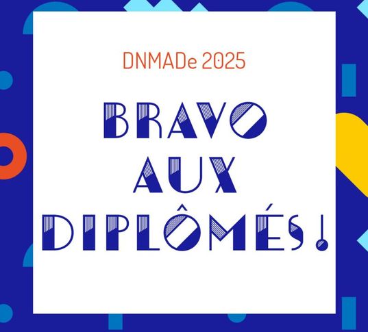 visuel pour les diplomés du DN MADe du lycée la Tourrache