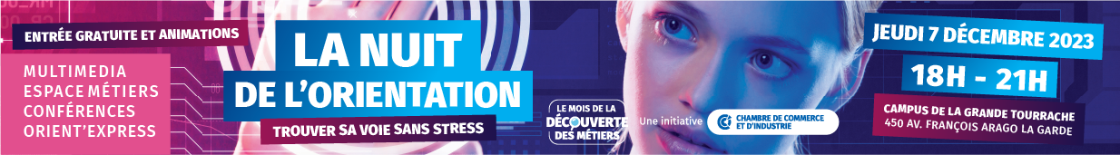 Bannière nuit de l'orientation 2023
