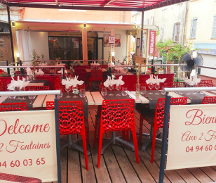 Restaurant "Aux deux fontaines" à Lorgues