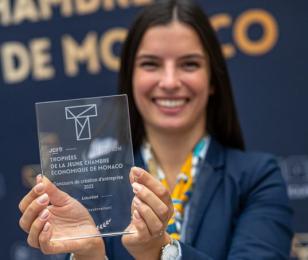 Camille Lopez trophée JCI Monaco