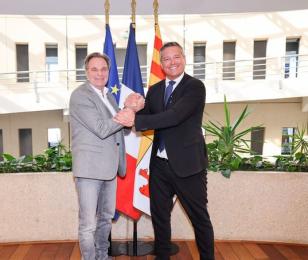 Renaud Muselier & Basil Gertis 