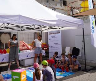 Visuel du stand des Ports rade de Toulon lors des journées rade bleue