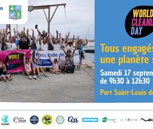Le World CleanUp Day, les Ports Rade de Toulon mobilisent