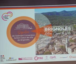 Visuel plan action coeur de ville à Brignoles