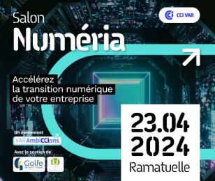 Visuel salon Numéria à Ramatuelle