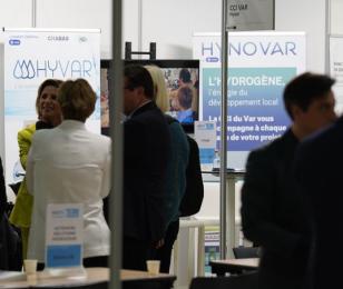 Visuel stand Hynovar sur salon MEET4Hydrogen