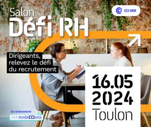 Visuel salon Défi RH les 16 mai à Toulon 