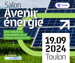 Visuel carré pour site pour salon Avenier énergie le 19 septembre à Toulon