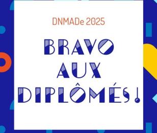 visuel pour les diplomés du DN MADe du lycée la Tourrache