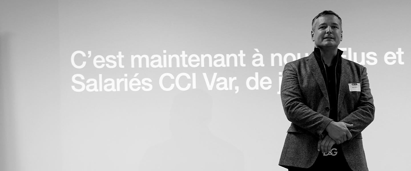 Basil Gertis, président de la CCI du Var