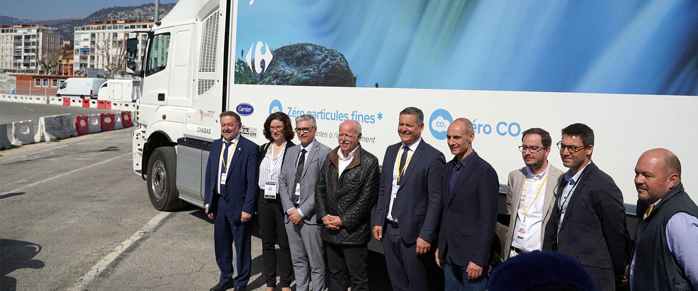 Cathyope, premier camion hydrogene français