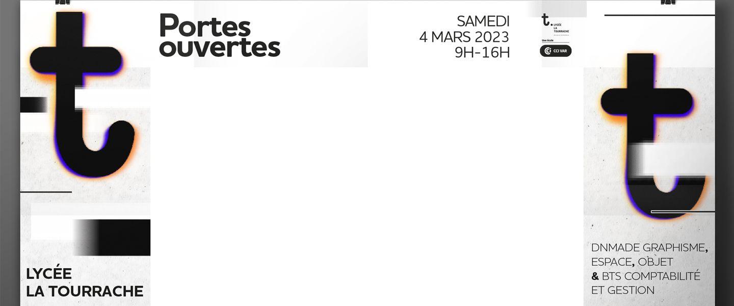 Bandeau journée portes ouvertes du lycée la Tourrache