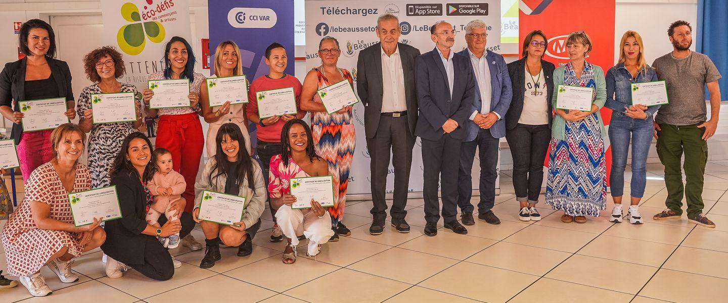 20 entreprises labellisées Eco-défis au Beausset