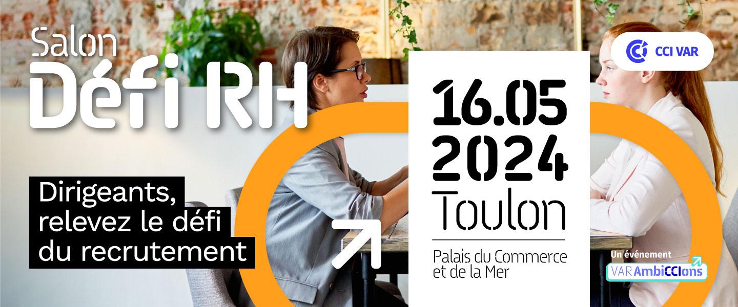 Visuel salon Défi RH les 16 mai à Toulon