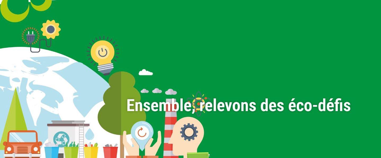 bandeau dispositif éco-défis, engagement développement durable