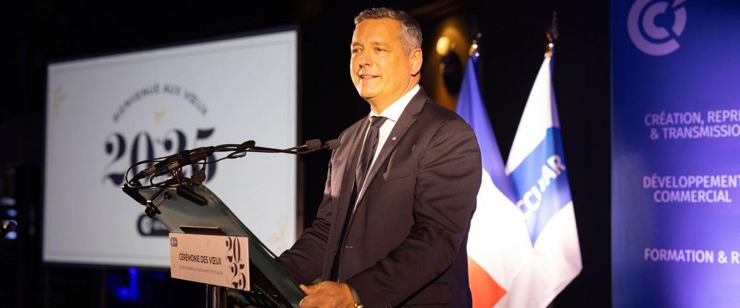 Visuel Basil Gertis cérémonie des voeux à Toulon 2025