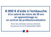 Aides à l'embauche salarié moins de 30 ans