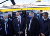 Jean Castex en visite sur le port de Toulon