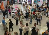salon Cap entrepreneuriat à Toulon - vue des stands